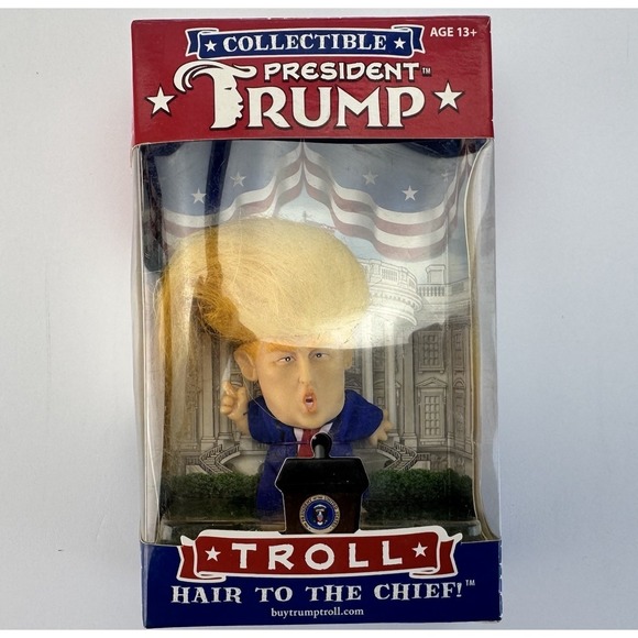 Other - President Donald Trump Troll - Hair to the Chief Collectible Doll Toy - NEW MAGA